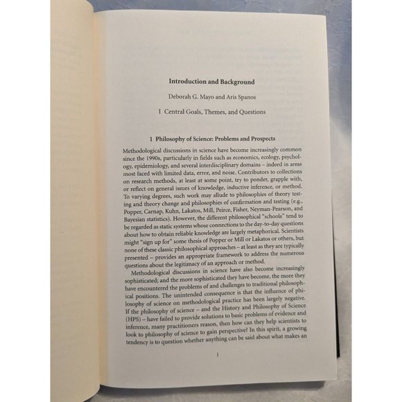 Error and Inference Science Experimental Reasoning Aris Spanos Hardcover Mayo - Picture 4 of 11